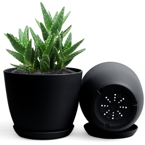 Extra Large Plant Pots, Drainage, Perfect for Indoor Planters - 12 Colours Available