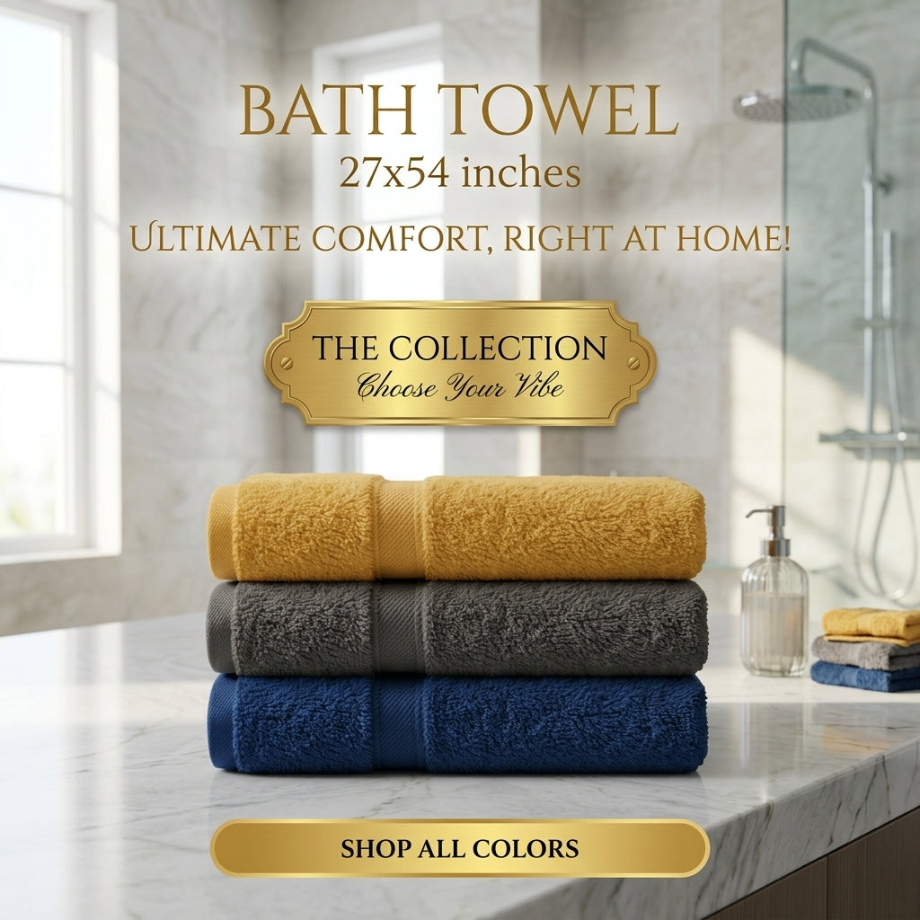Stock Clearance Bath Towels Sale | Limited Stock Brown Colour