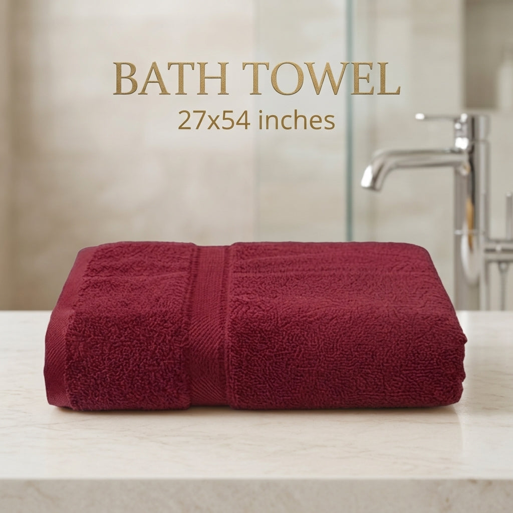 Buy 3 Bath Towel Free for Daily Use 27x54 inches | Free Delivery