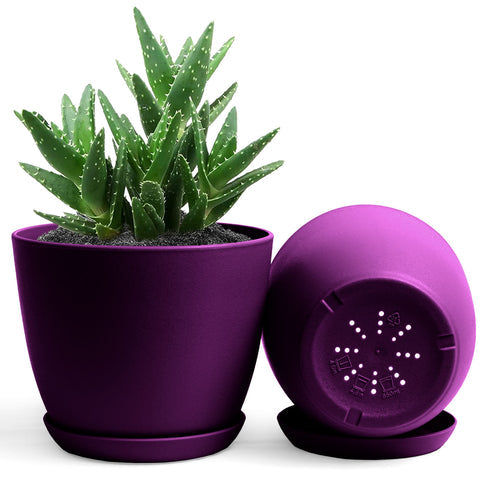 Extra Large Plant Pots, Drainage, Perfect for Indoor Planters - 12 Colours Available