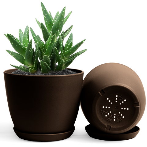 Extra Large Plant Pots, Drainage, Perfect for Indoor Planters - 12 Colours Available