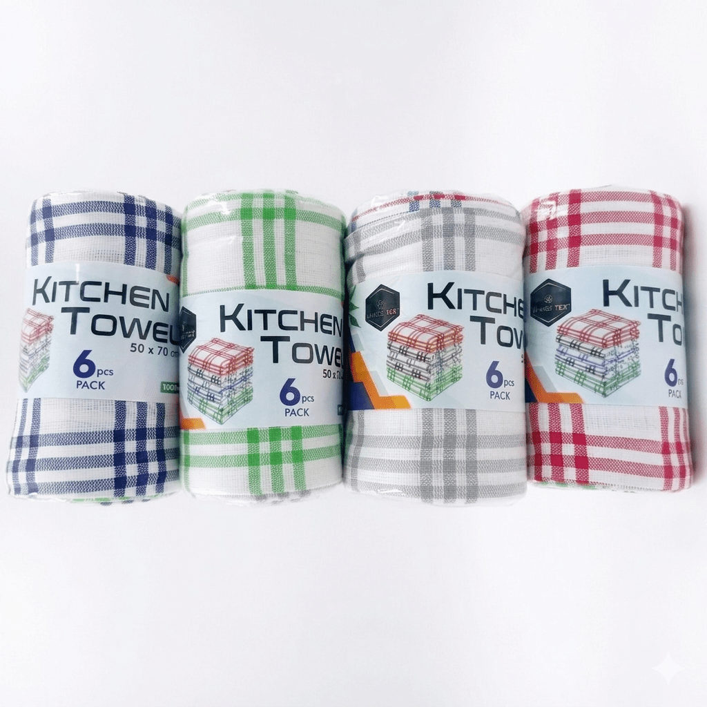 Kitchen Towels, Set of 12 Kitchen Dish Towels - Ultra Absorbant Dish Towels for Kitchen, Cotton Hand Towels for Kitchen, High Absorbent Drying Towels for Dishes, Dishcloth Set