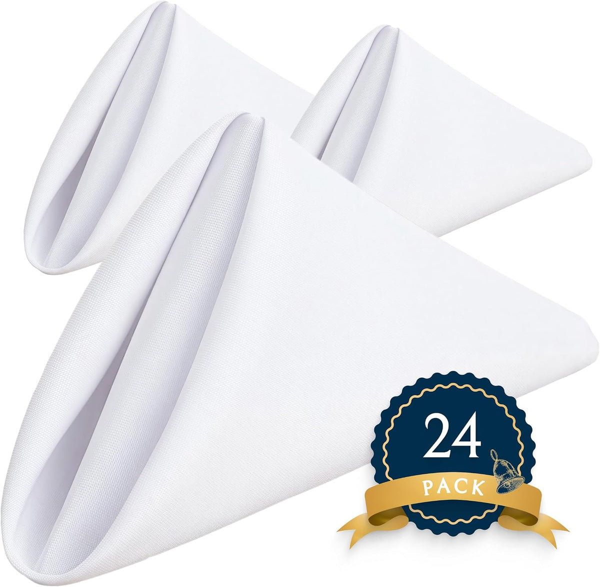 Cloth Napkins Set of 12, Cotton Enrich 18”x18” - Multi Color | Washable, Soft, Durable & Absorbent Everyday Napkins. For Home, hotel, Wedding...