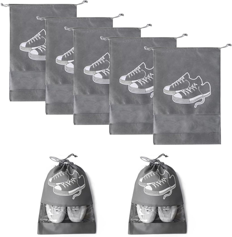 “Different Pack Grey Shoe Bags for Travel – Thickened and Dustproof” alt image