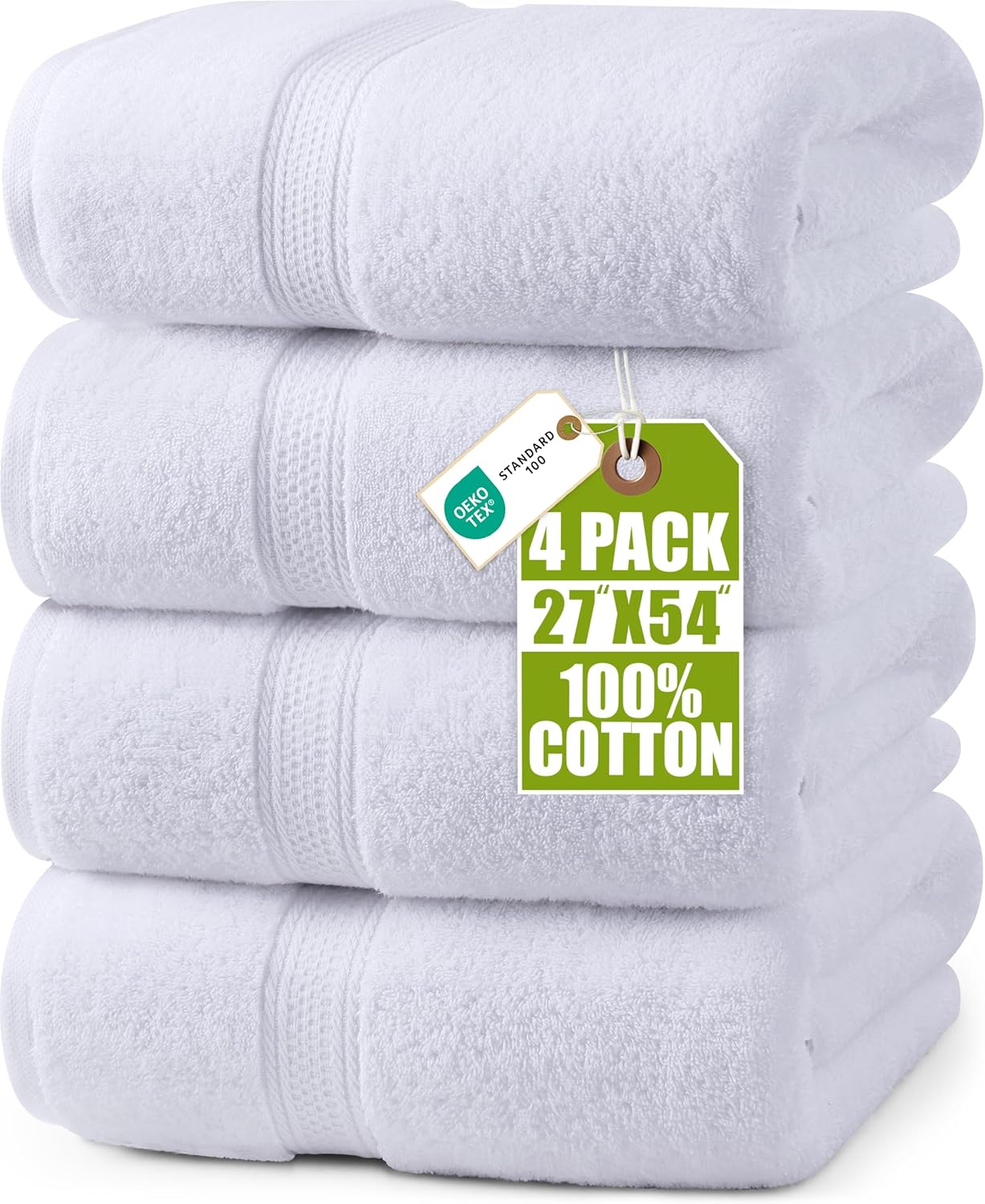 Bath Towels set Authentic Hotel and Spa Turkish Cotton  White Towel