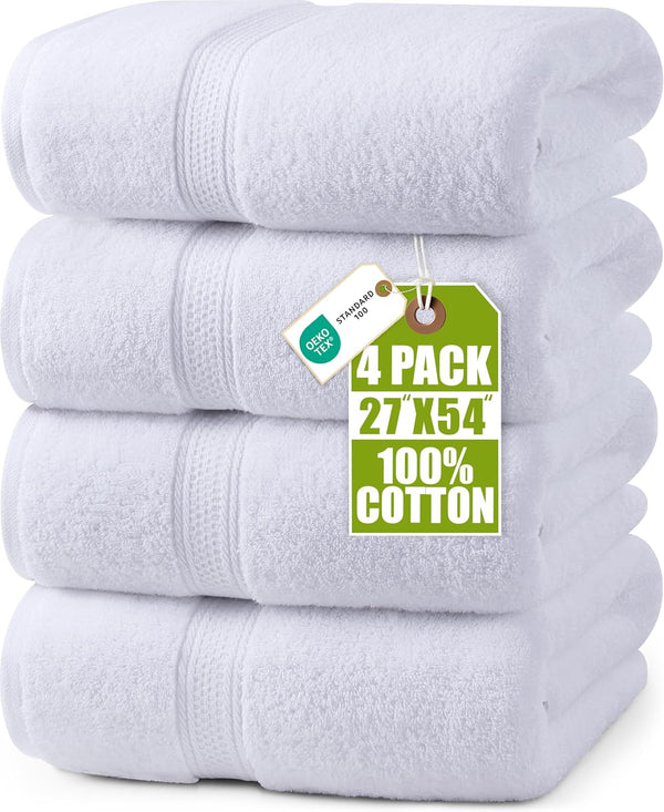 Bath Towels set Authentic Hotel and Spa Turkish Cotton  White Towel