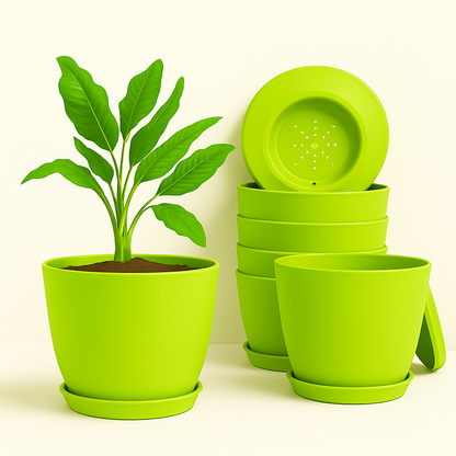 Extra Large Plant Pots, Drainage, Perfect for Indoor Planters - 12 Colours Available