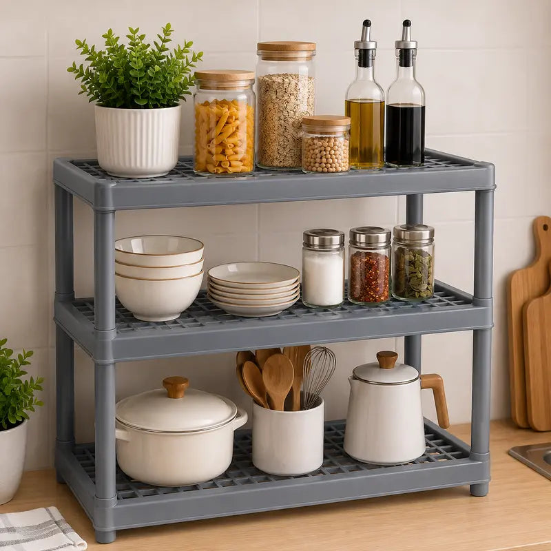 PLASTIC RACK MULTI PURPOSE 3 & 5 LAYERS