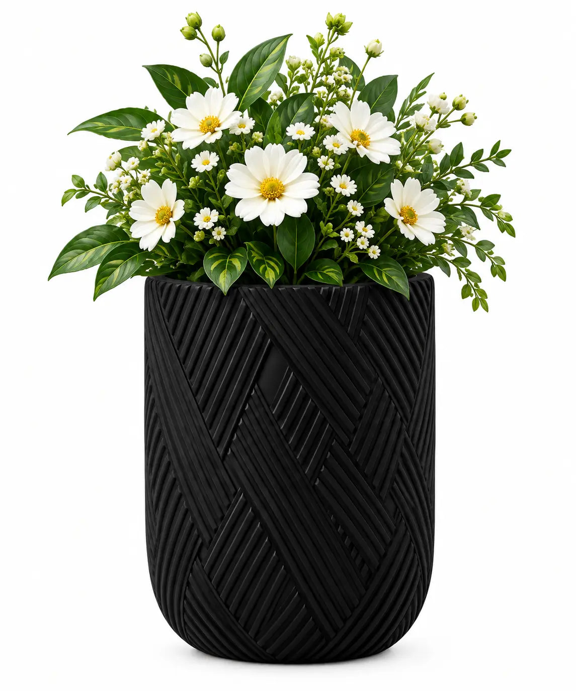 Extra Large Strong Fiber Decorative Pot