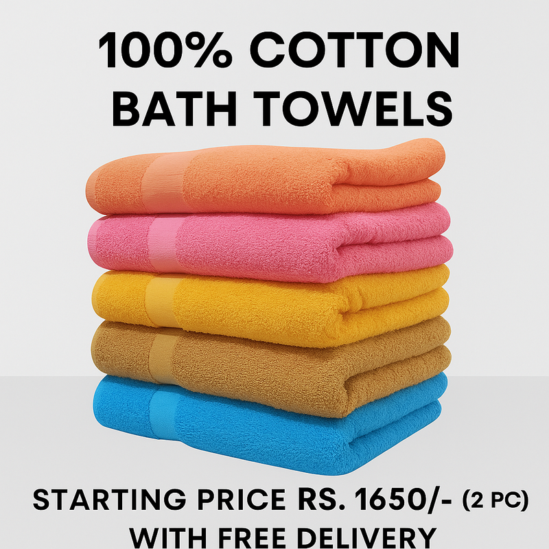 Soft Bath Towel  100% Cotton Material  Luxury Bath Sheet Towels for Bathroom