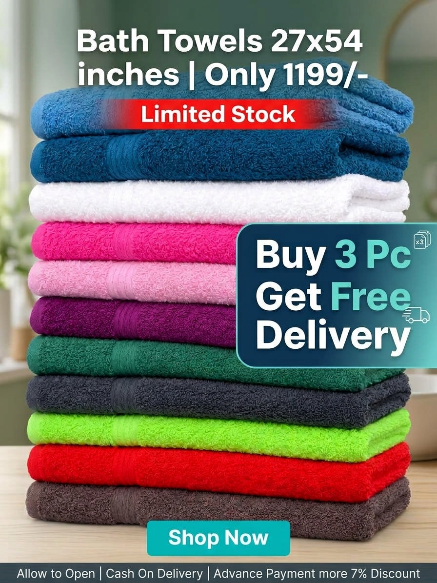 Stock Clearance Bath Towels Sale | Limited Stock | Allow to Open
