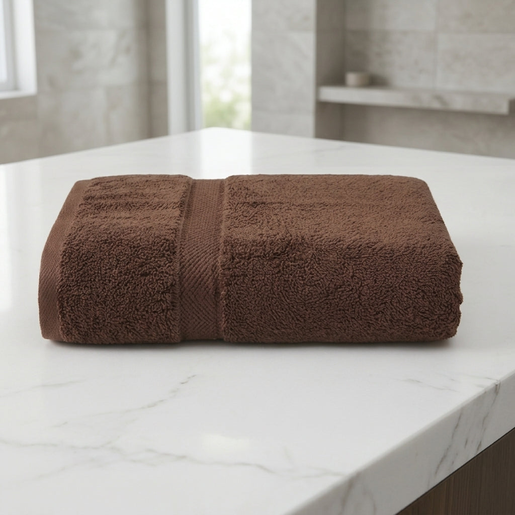 Stock Clearance Bath Towels Sale | Limited Stock Brown Colour