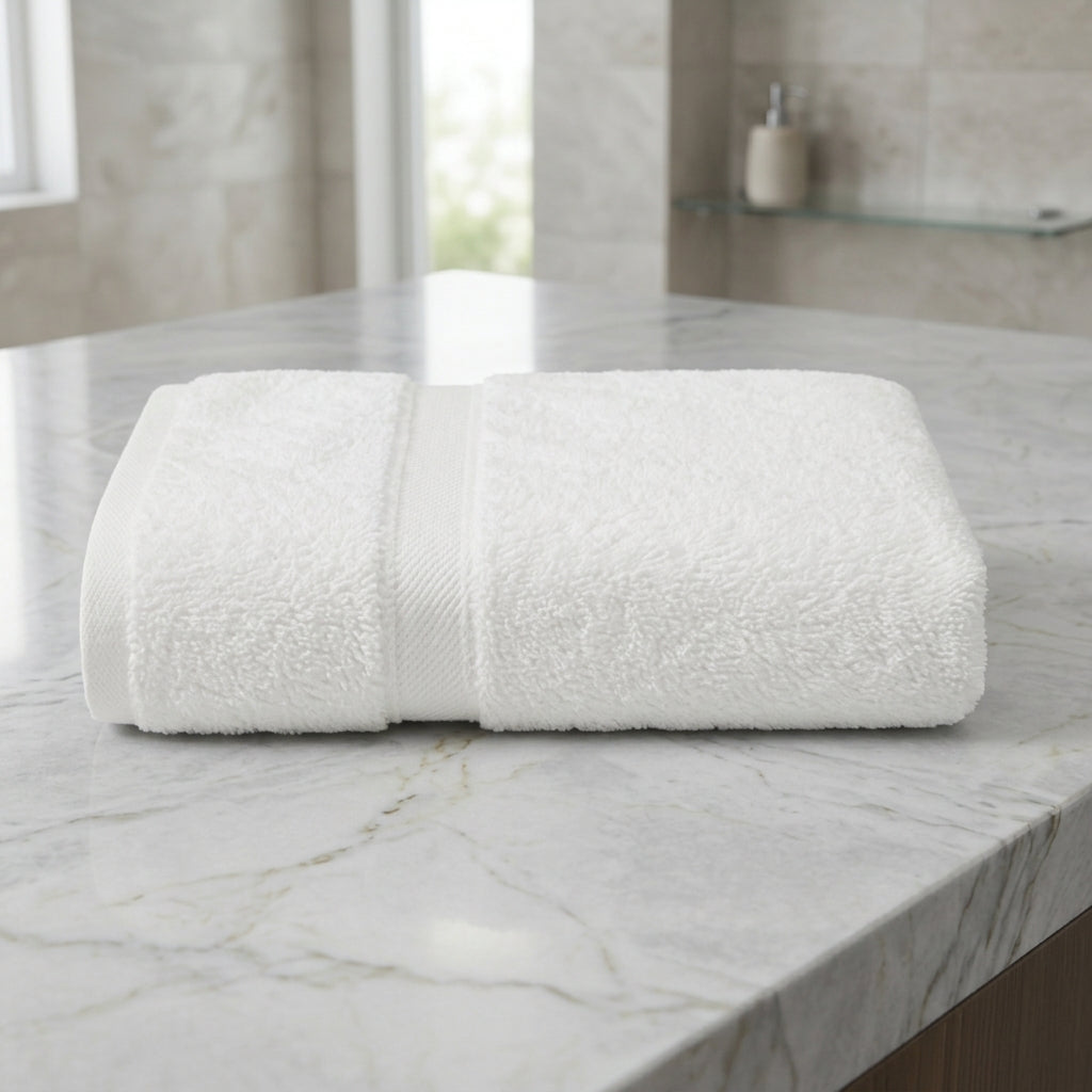 Stock Clearance Bath Towels Sale | Limited Stock White Colour
