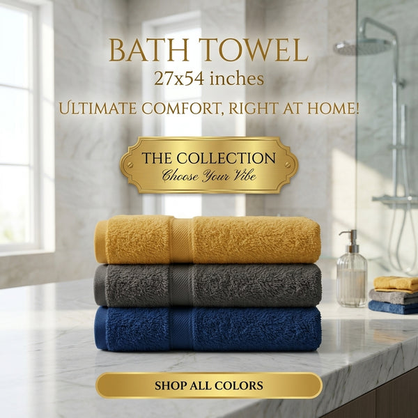 Buy 3 Bath Towel Free for Daily Use 27x54 inches | Free Delivery