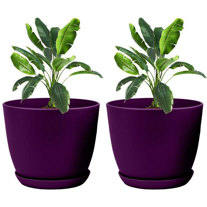 Extra Large Plant Pots, Drainage, Perfect for Indoor Planters - 12 Colours Available