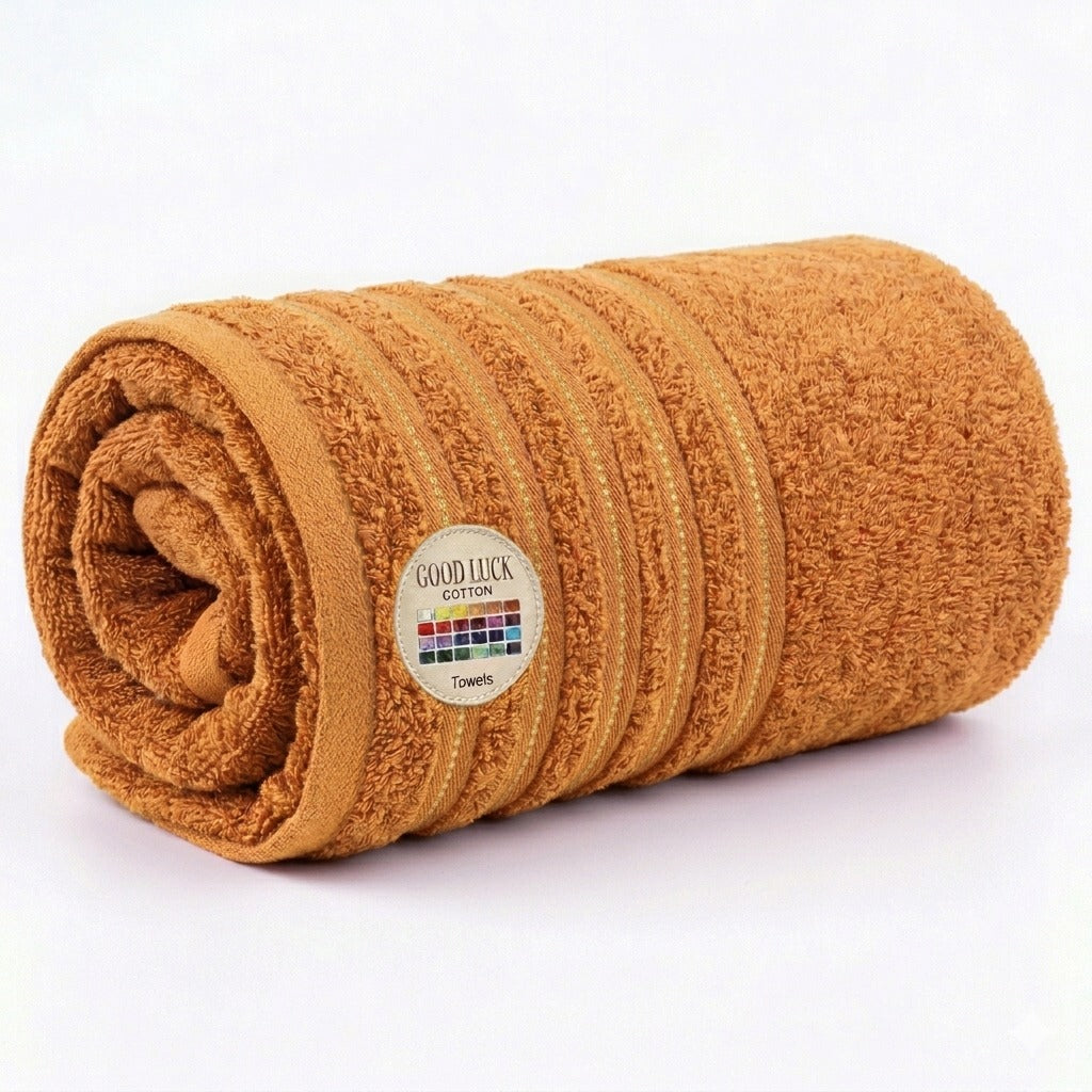 Premium 100% Cotton Bath Towel - Large Size 27x54 Inches - Ultra Absorbent & Soft