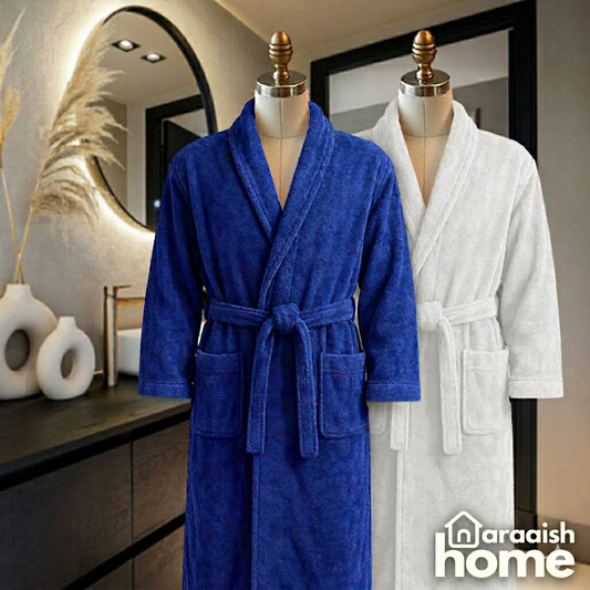 Executive Velour Bathrobe 2 Pc Set