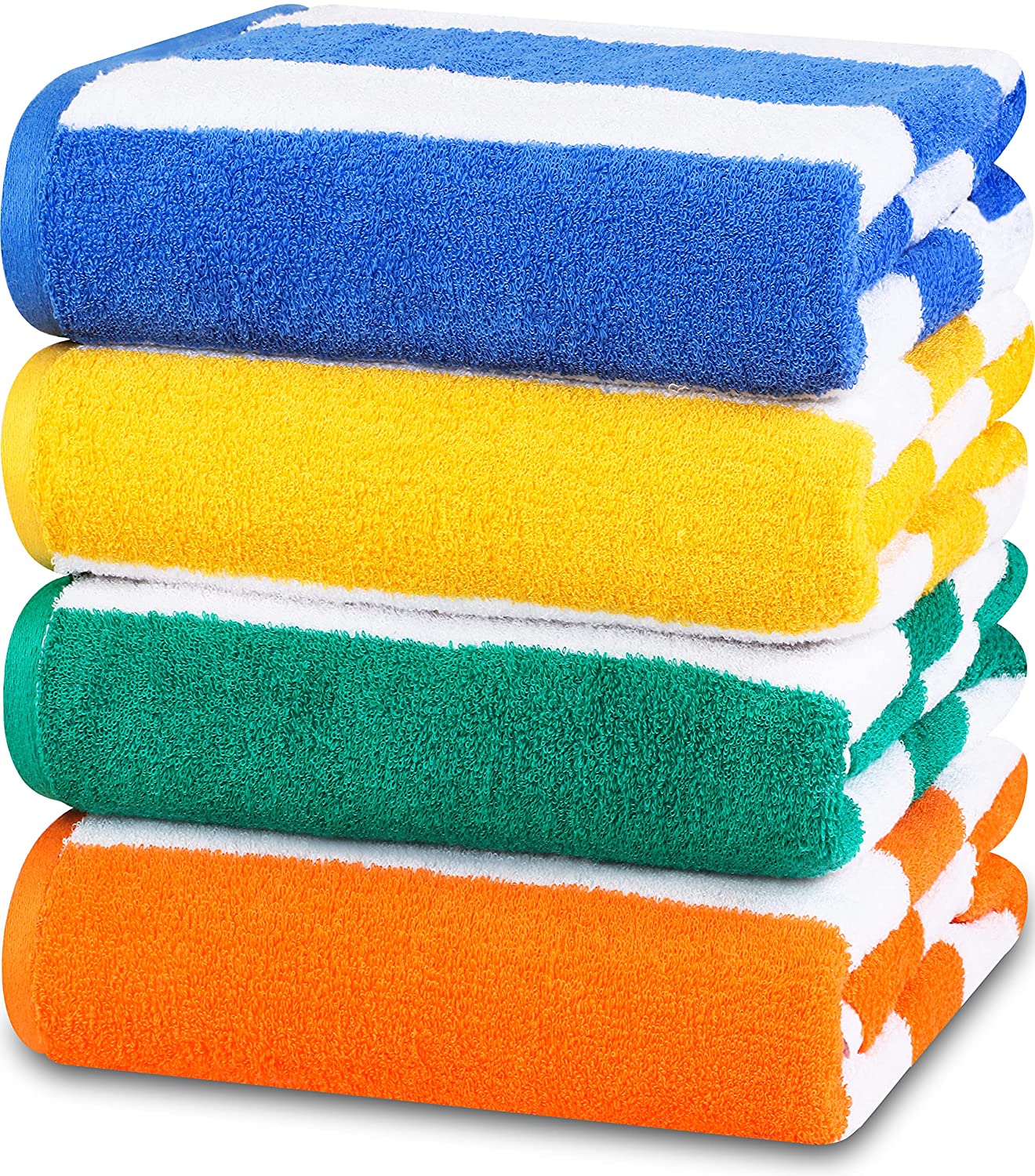 Cabana Stripe Beach & Pool Towels (30 X 60 Inches / MultiColor)