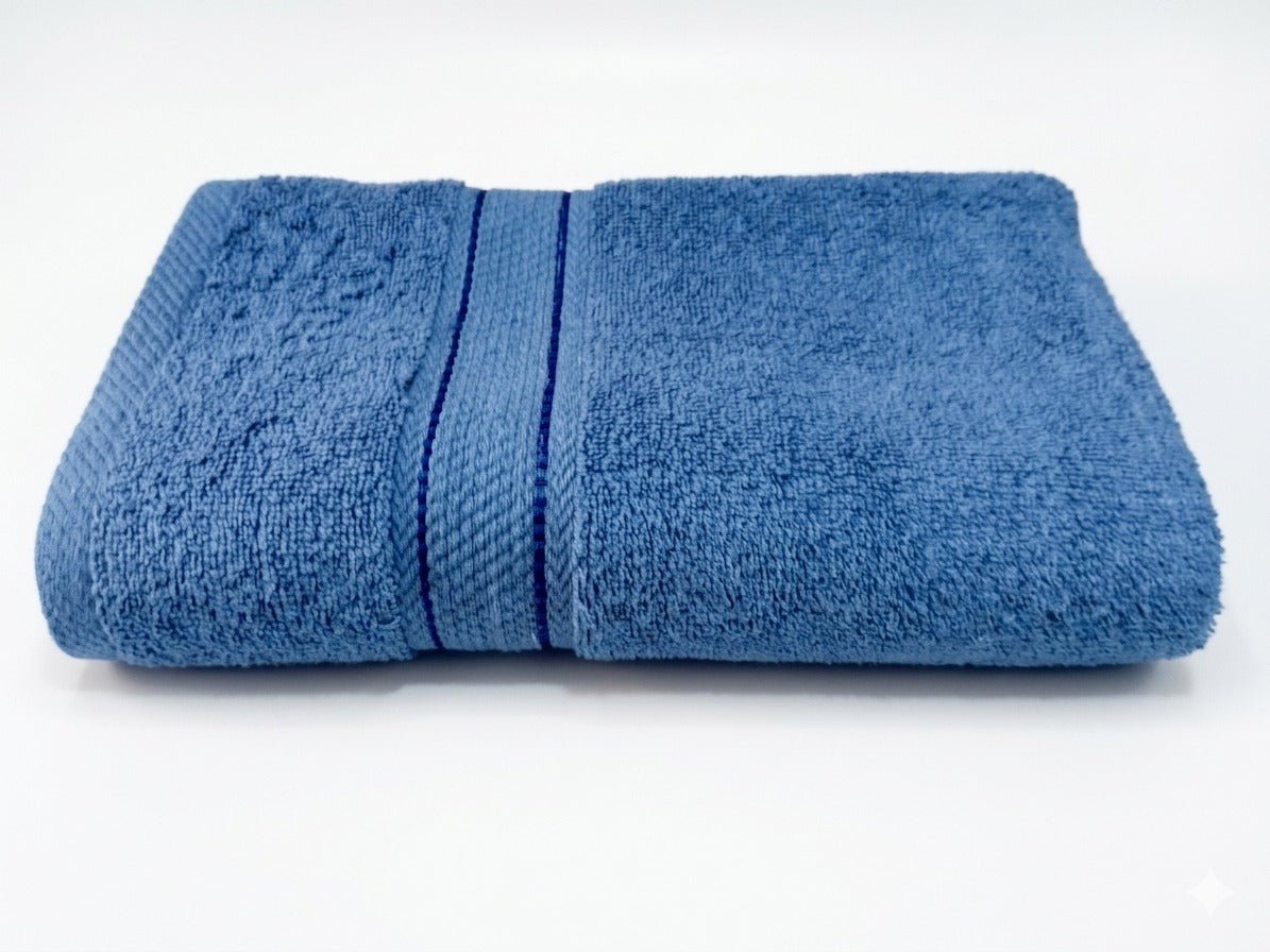 Extra Soft Premium Egyptian Cotton Bath Towel 27×54 – Highly Absorbent, Multicolor, Fine Fiber
