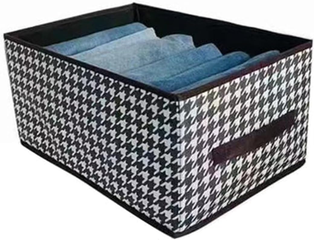 Jean Organizer, Large Capacity Collapsible Clothes with Handle for Closet