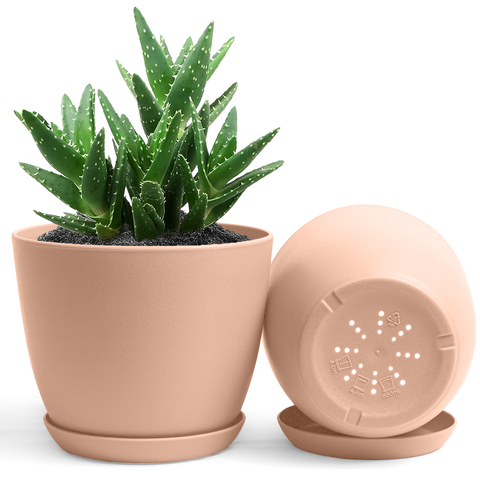 Extra Large Plant Pots, Drainage, Perfect for Indoor Planters - 12 Colours Available