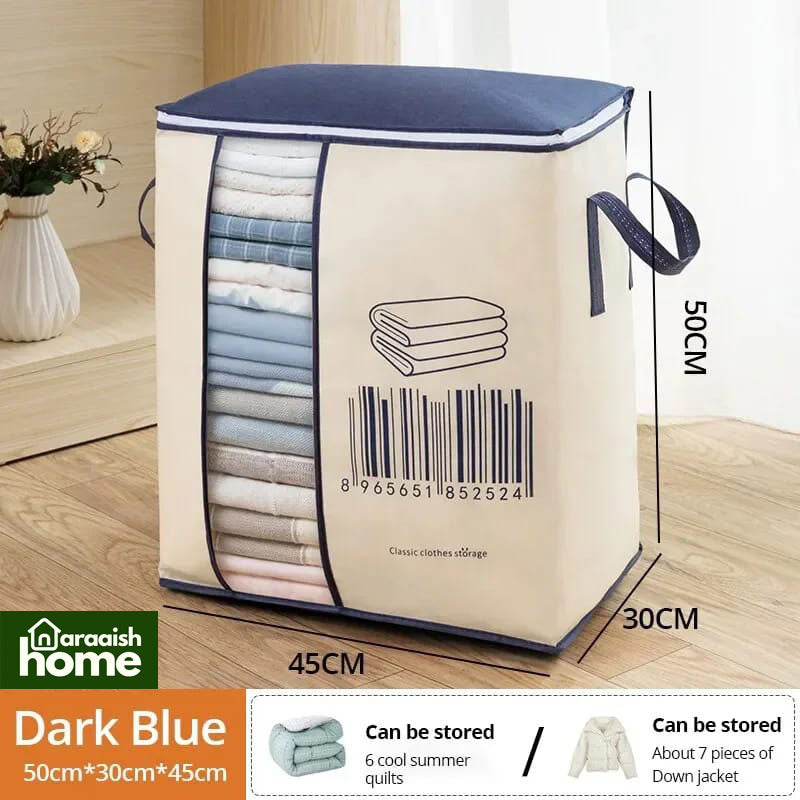 Clothes Storage Bag (Dark Blue)