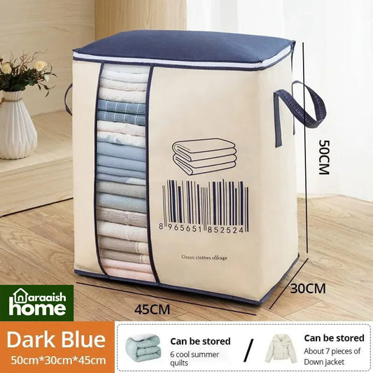 Clothes Storage Bag (Dark Blue)