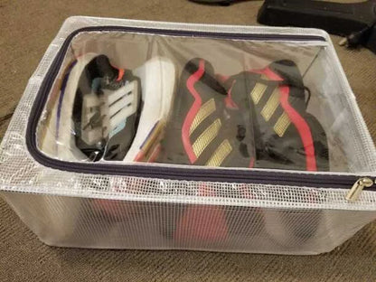 PVC Foldable Transparent Storage Box for Shoes, Toys, Clothes, Books etc.