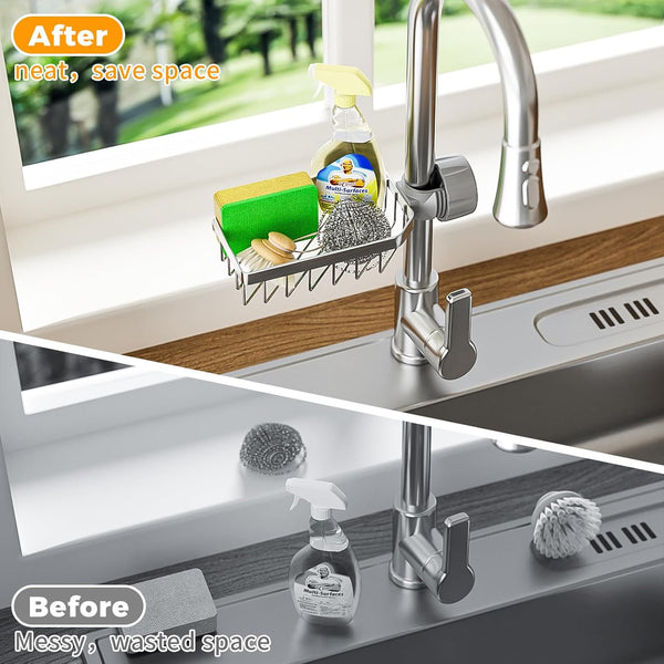 Sink Caddy Organizer Stainless Steel