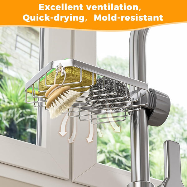 Sink Caddy Organizer Stainless Steel