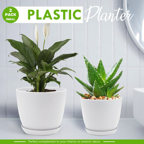Extra Large Plant Pots, Drainage, Perfect for Indoor Planters - 12 Colours Available